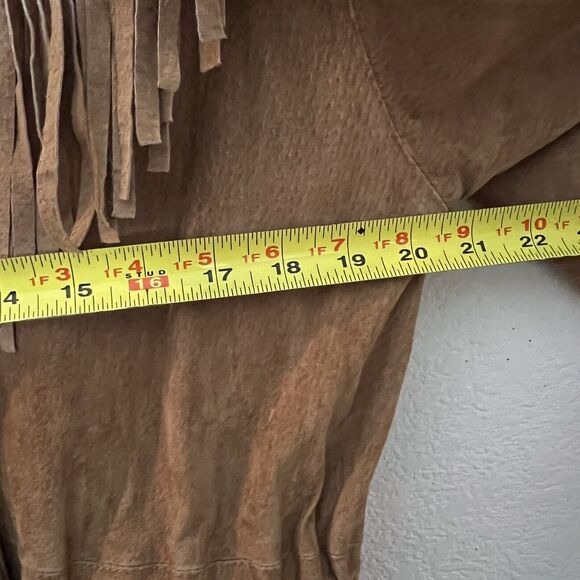 Scully Womens Suede Fringe Jacket Size 14 - Picture 7 of 7
